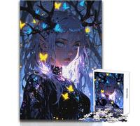 1000 Piece Jigsaw Puzzle for Teenagers Allure of The Night Family Fun & Game Night Pattern Assembly Great Gift Size 50x75cm