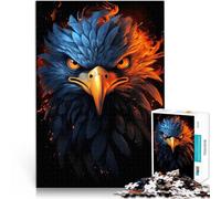 1000 Piece Jigsaw Puzzle for teenagers American Eagle Pride Fire Lustige Spiele einzigartiges Herausforderungsspiel75x50cm