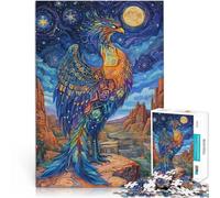 1000 Piece Jigsaw Puzzle for teenagers Ancient colorful phoenix Schwierig Schwer Künstlersammlung, Bildende Kunst75x50cm