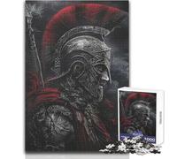 1000 Piece Jigsaw Puzzle for Teenagers Ancient Spartan Gladiator Learning Educational Impossible Game Gift Birthday (size 50x75cm)