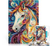 1000 Piece Jigsaw Puzzle for teenagers artistic avatar horse Lustige Spiele eignet sich ideal als Geschenk für die ganze Familie52x38cm