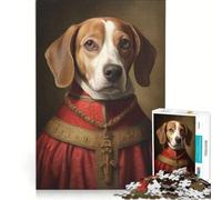 1000 Piece Jigsaw Puzzle for Teenagers Beagle The Pope, Impossible Game, Parent-child Interaction, Challenging Game Gifts 38x52cm