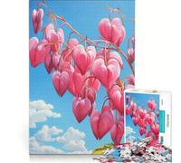 1000 Piece Jigsaw Puzzle for Teenagers Bloom in Bleeding Hearts, Impossible Game, Parent-child Interaction, Challenging Game Gifts 38x26cm