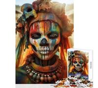 1000 Piece Jigsaw Puzzle for Teenagers Ceremony of The Dead 1000 Piece Jigsaw Educational Toy Great Gifts for Games A Work of Art (50x75cm)