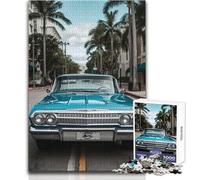 1000 Piece Jigsaw Puzzle for Teenagers Chevrolet Impala SS Family Fun & Game Night Pattern Assembly Great Gift Size 38x52cm