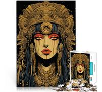 1000 Piece Jigsaw Puzzle for teenagers Cleopatra Family Game for and 26x38cm with Matching Poster and Trivia Sheet for 14+