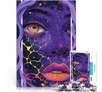 1000 Piece Jigsaw Puzzle for teenagers Cosmic Woman Portrait Challenging Difficult Every Piece is Unique - Challenging Family Fun Game 50x70cm