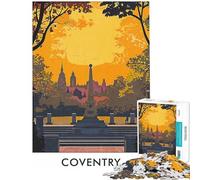 1000 Piece Jigsaw Puzzle for Teenagers Coventry Cityscape Jigsaw for Adults Hands-on Game Wall Decoration Unique Birthday And Xmas Gifts (Size 38x52cm)