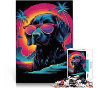 1000 Piece Jigsaw Puzzle for teenagers Dachshund Vintage Style Hands-on-Spiel Geburtstagsgeschenk, Geschenke, Wandkunst38x26cm