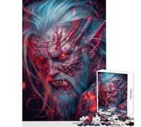 1000 Piece Jigsaw Puzzle for Teenagers Demonic Creature Portrait 1000 Piece Jigsaw Educational Toy Great Gifts for Games A Work of Art (38x26cm)
