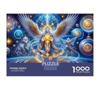 1000 Piece Jigsaw Puzzle for Teenagers Divine Energy Healing Teenager Puzzles Brain Teaser Game Enhance Memory Fun at Home Activities, 38x26cm/1000pcs