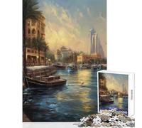 1000 Piece Jigsaw Puzzle for Teenagers Dubai United Arab Emirates Puzzle For Teenagers Enhance Memory Help The Brain Exercise Educational Family Game (38x52cm)