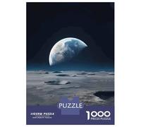 1000 Piece Jigsaw Puzzle for Teenagers Earthrise from The Moon Jigsaw Fun Games Difficult Challenge Unique Birthday And Xmas Gifts 70x50cm/1000pcs