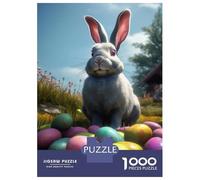 1000 Piece Jigsaw Puzzle for Teenagers Easter Bunny III Adult Puzzles Fun Games Difficult Challenge Challenging Game Gifts 70x50cm/1000pcs