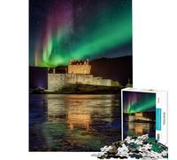 1000 Piece Jigsaw Puzzle for Teenagers Eilean Donan Castle Help The Brain Exercise Birthday Present Toy Wall Decor for And from 14 Years And over (38x26cm)