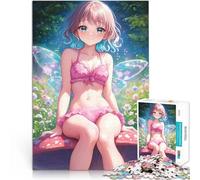 1000 Piece Jigsaw Puzzle for teenagers Fairy in Pink Bikini Handgeschwindigkeitswettbewerb Geschenk zum Geburtstag75x50cm
