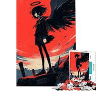 1000 Piece Jigsaw Puzzle for Teenagers Fallen Angel for Birthday, Chrismas For Family Fun Educational Toy Suitable for People Aged 14 And Above (38X52cm)