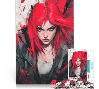1000 Piece Jigsaw Puzzle for teenagers Fiery Female Hero Herausfordernd Schwierig Einzigartige Wohndekoration und Geschenke75x50cm