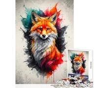 1000 Piece Jigsaw Puzzle for Teenagers Foxy Palette Fun Games Difficult Challenge DIY Toys Artists' Collection, Fine Arts (75X50CM)