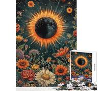 1000 Piece Jigsaw Puzzle for Teenagers Full Solar Eclipse Blossom Relax Games for The Whole Family Anti-Stress Toys Artists' Collection, Fine Arts (38x52cm)