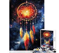 1000 Piece Jigsaw Puzzle for Teenagers Galactic Dreamcatcher Fun Games Difficult Challenge DIY Toys Artists' Collection, Fine Arts (38X26CM)