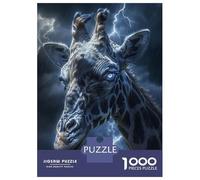 1000 Piece Jigsaw Puzzle for Teenagers Giraffe Fairy Tale Fantasy Jigsaw for Adults Family Games Presents for Women Christmas Birthday Gifts 52x38cm/1000pcs