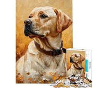 1000 Piece Jigsaw Puzzle for Teenagers Golden Lab Radiance Help The Brain Exercise Birthday Present Toy Wall Decor for And from 14 Years And over (38x52cm)