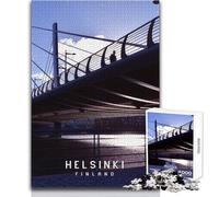 1000 Piece Jigsaw Puzzle for Teenagers Helsinki Unique Challenge Game Stress Reliever Secret Santa Gifts Size 50x75cm