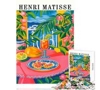1000 Piece Jigsaw Puzzle for Teenagers Henri Matisse Still Life with Fruit 1000 Piece Jigsaw Educational Toy Great Gifts for Games A Work of Art (38x26cm)