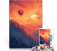1000 Piece Jigsaw Puzzle for teenagers Hot Air Balloon Sunset Schwierig Schwer Verbessern Sie das Gedächtnis75x50cm