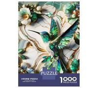 1000 Piece Jigsaw Puzzle for Teenagers Hummingbird Kintsugi Art Teenager Puzzles Brain Teaser Game Enhance Memory Fun at Home Activities, 52x38cm/1000pcs