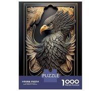 1000 Piece Jigsaw Puzzle for Teenagers King Eagle Art Deco Adult Puzzles Relax Games Analysis And Logic Christmas Birthday Gifts 52x38cm/1000pcs
