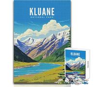 1000 Piece Jigsaw Puzzle for Teenagers Kluane National Park Unique Challenge Game Stress Reliever Secret Santa Gifts Size 50x75cm