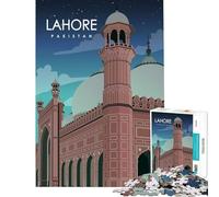 1000 Piece Jigsaw Puzzle for Teenagers Lahore Pakistan for Educational Game Challenge Toy Hands-on Game Perfect Decoration Gifts Birthday (Size 38x52cm)