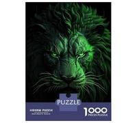 1000 Piece Jigsaw Puzzle for Teenagers Lion Black Animals Adult Puzzles Fun Games Difficult Challenge Challenging Game Gifts 70x50cm/1000pcs