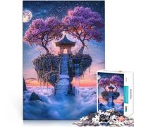 1000 Piece Jigsaw Puzzle for teenagers Lunar Blossom Shrine Schwierig und herausfordernd Für Paare geeignet52x38cm