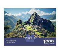 1000 Piece Jigsaw Puzzle for Teenagers Machu Picchu Peru Jigsaws for Adults Relaxing Games Precision Cutting Christmas Birthday Gifts 52x38cm/1000pcs
