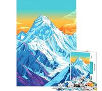 1000 Piece Jigsaw Puzzle for Teenagers Majestic Mount Everest for Birthday, Chrismas For Family Fun Educational Toy Suitable for People Aged 14 And Above (50X75cm)