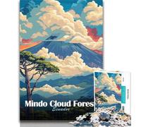 1000 Piece Jigsaw Puzzle for Teenagers Mindo Cloud Forest, Ecuador Impossible Game Precision Cutting Gift For Birthdays (size 38x26cm)