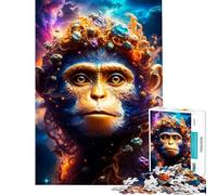 1000 Piece Jigsaw Puzzle for Teenagers Monkey King Help The Brain Exercise Birthday Present Toy Wall Decor for And from 14 Years And over (38x26cm)