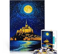 1000 Piece Jigsaw Puzzle for teenagers Mont Blanc France Mountain Lernspiele mit vollständig ineinander greifenden, zufällig geformten Teilen50x70cm