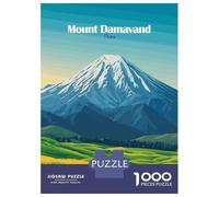 1000 Piece Jigsaw Puzzle for Teenagers Mount Damavand, Iran Jigsaw for Adults Family Game Analysis And Logic Fun Activities at Home 38x26cm/1000pcs