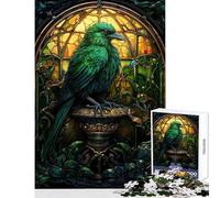 1000 Piece Jigsaw Puzzle for Teenagers Mythical Bird Fun Games Pattern Assembly DIY Toys Artists' Collection, Fine Arts (38x52cm)