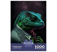 1000 Piece Jigsaw Puzzle for Teenagers Noir Lizard Mastermind Adult Puzzles Fun Games Difficult Challenge Challenging Game Gifts 52x38cm/1000pcs