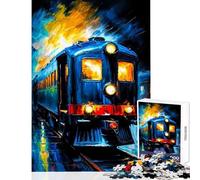 1000 Piece Jigsaw Puzzle for Teenagers On Track In The Rain Home Decoration Toys Great Gift for Games for Educational Game Enhance Love between Couples Size 38x52cm