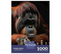 1000 Piece Jigsaw Puzzle for Teenagers Orangutan Chess Adult Puzzles Relax Games Analysis And Logic Christmas Birthday Gifts 52x38cm/1000pcs