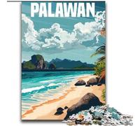 1000 Piece Jigsaw Puzzle for Teenagers Palawan Islands Impossible Game Precision Cutting Gift For Birthdays (size 38x52cm)