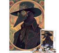 1000 Piece Jigsaw Puzzle for Teenagers Plague Doctor Victorian Educational Games Home Art Decor DIY Toys Birthday And Unique Gifts (38x26cm)
