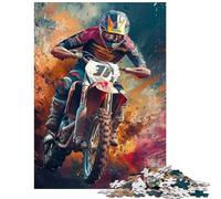 1000 Piece Jigsaw Puzzle for Teenagers Racing on Fire Puzzle For Teenagers Enhance Memory Help The Brain Exercise Educational Family Game (38x52cm/1000pcs)