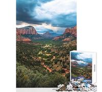 1000 Piece Jigsaw Puzzle for Teenagers Red Rock Canyon Landscape 1000 Piece Jigsaw Educational Toy Great Gifts for Games A Work of Art (38x26cm)